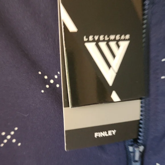 NWT- MEN'S -Elegant Navy Long Sleeve Shirt with Pattern - Picture 6 of 6